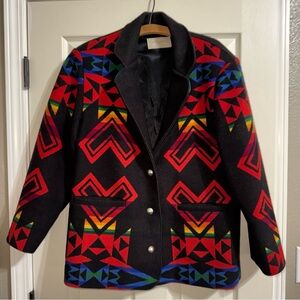 Vibrant Multicolor Women's Blazer